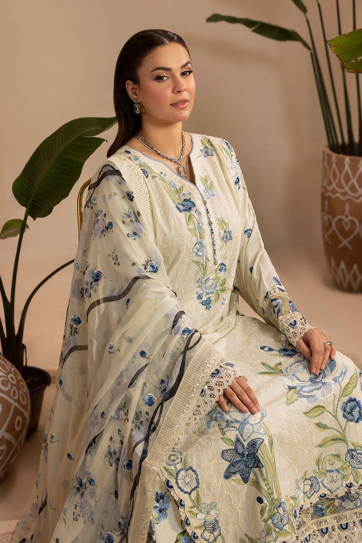 Raeesa Premium | Gulkar Viscose | GK-02 - by Libasekhas UK - Registered Vendor of : Raeesa Premium - 100% Original Designer Dress