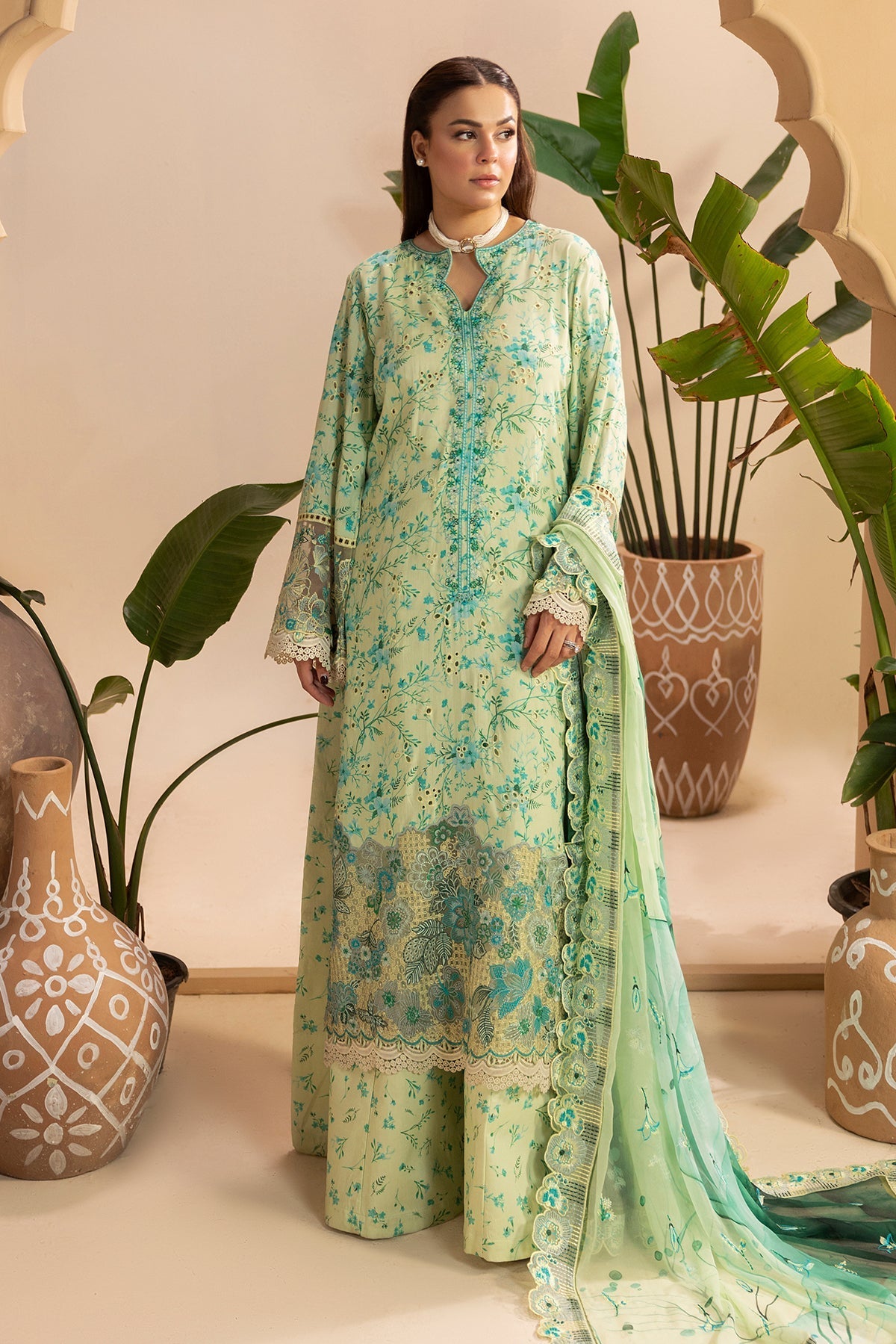 Raeesa Premium | Gulkar Viscose |  GK-03 - by Libasekhas UK - Registered Vendor of : Raeesa Premium - 100% Original Designer Dress