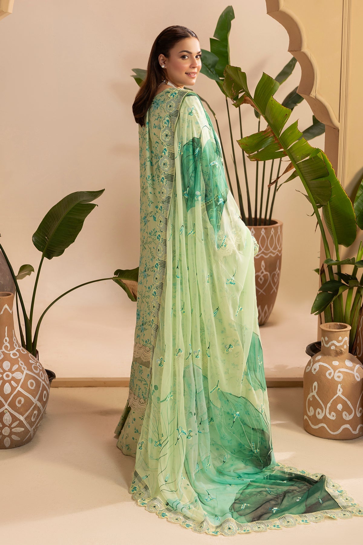 Raeesa Premium | Gulkar Viscose |  GK-03 - by Libasekhas UK - Registered Vendor of : Raeesa Premium - 100% Original Designer Dress