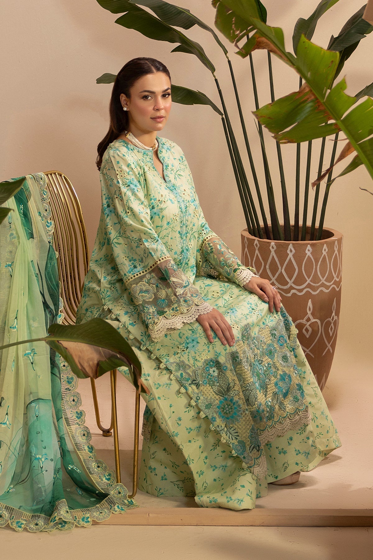 Raeesa Premium | Gulkar Viscose |  GK-03 - by Libasekhas UK - Registered Vendor of : Raeesa Premium - 100% Original Designer Dress