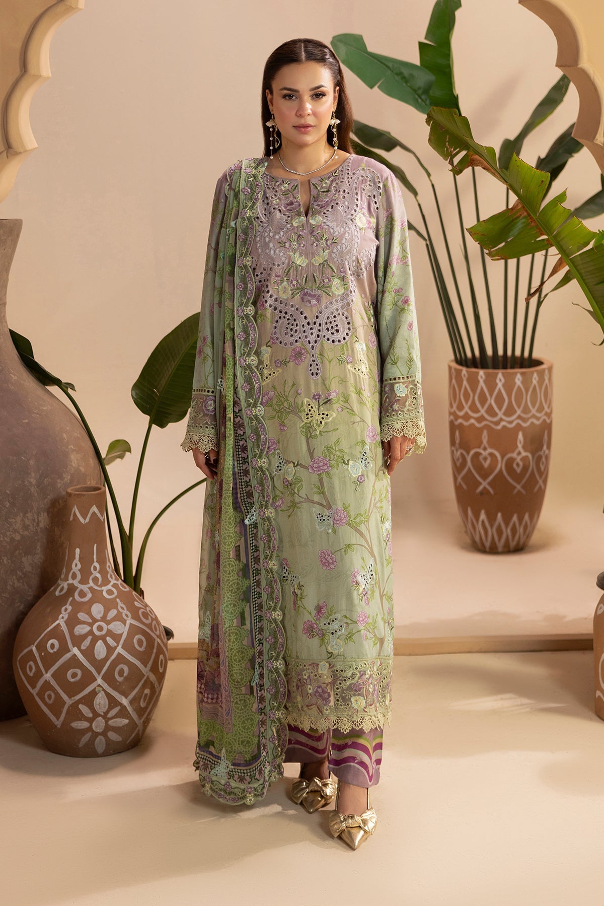 Raeesa Premium | Gulkar Viscose |GK-04 - by Libasekhas UK - Registered Vendor of : Raeesa Premium - 100% Original Designer Dress