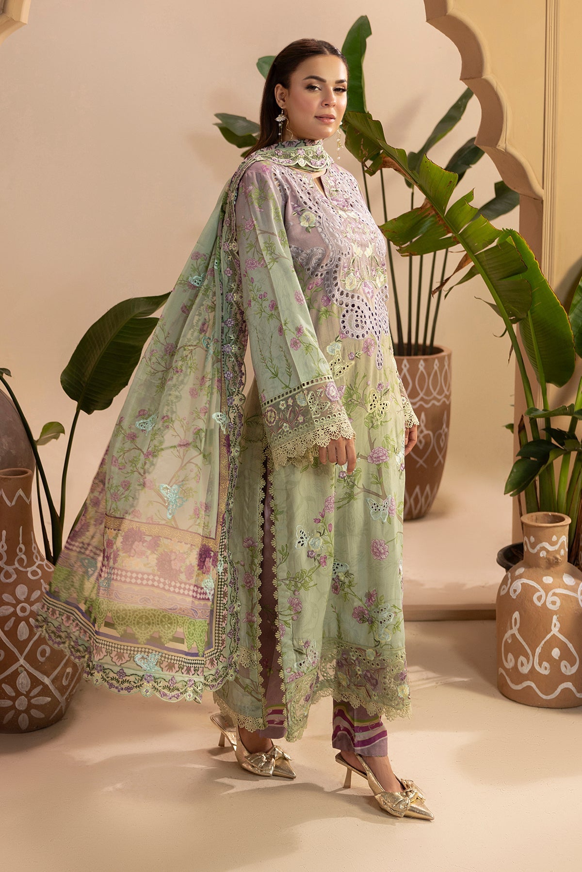 Raeesa Premium | Gulkar Viscose |GK-04 - by Libasekhas UK - Registered Vendor of : Raeesa Premium - 100% Original Designer Dress