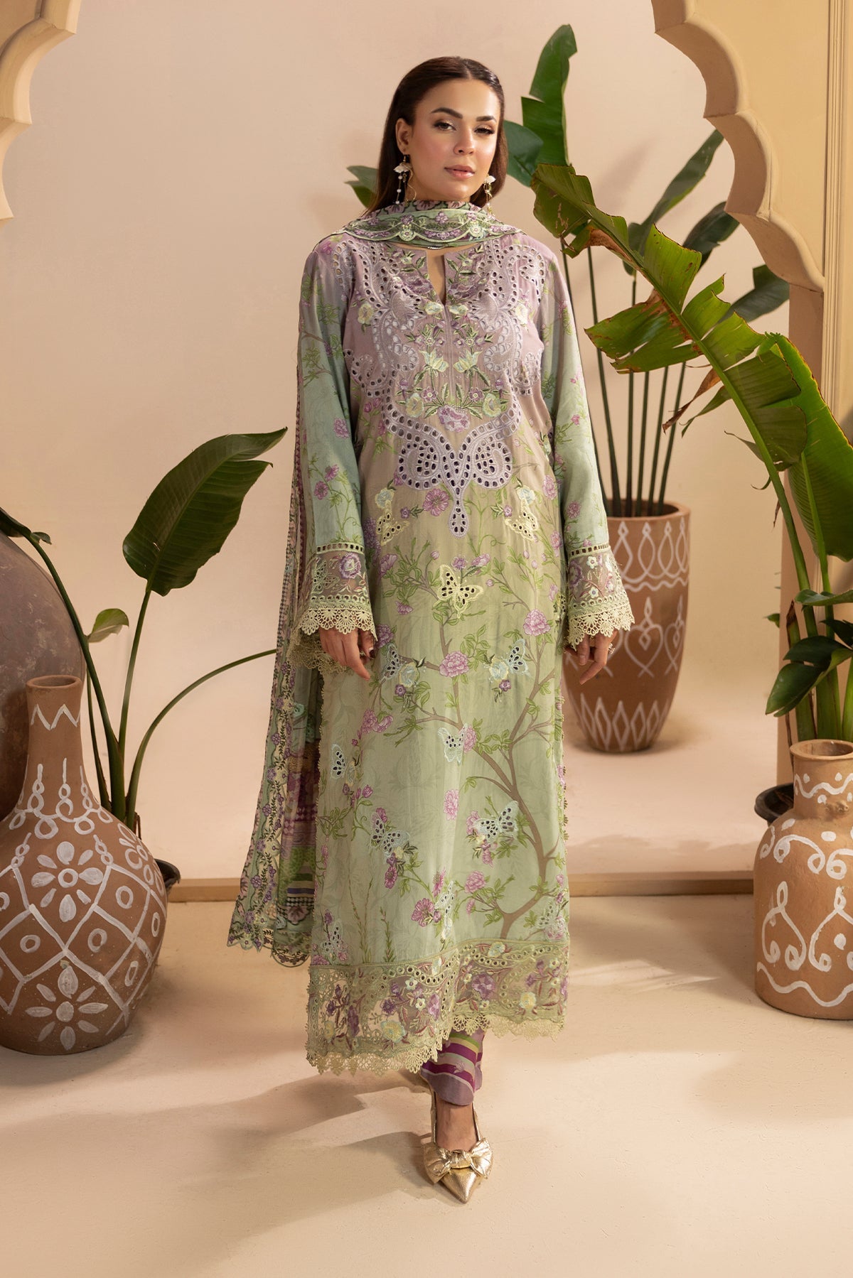 Raeesa Premium | Gulkar Viscose |GK-04 - by Libasekhas UK - Registered Vendor of : Raeesa Premium - 100% Original Designer Dress