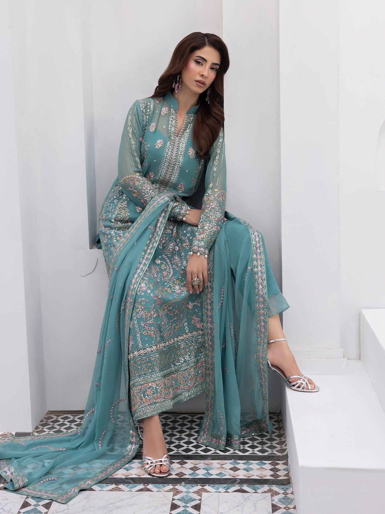 Gulaal | Maeri Luxury Chiffon 26 | Desir - by Libasekhas UK - Registered Vendor of : Gulaal - 100% Original Designer Dress