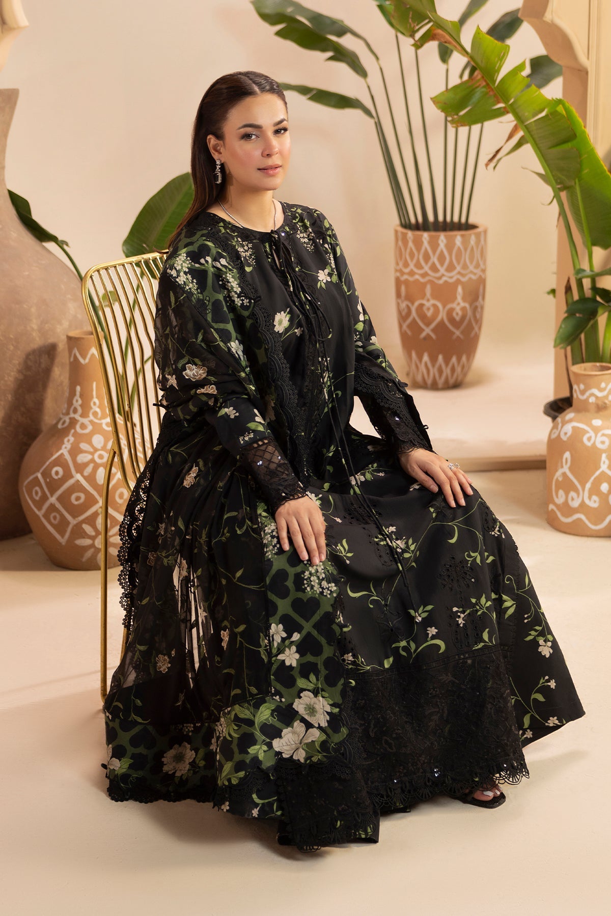 Raeesa Premium | Gulkar Viscose |GK-07 - by Libasekhas UK - Registered Vendor of : Raeesa Premium - 100% Original Designer Dress