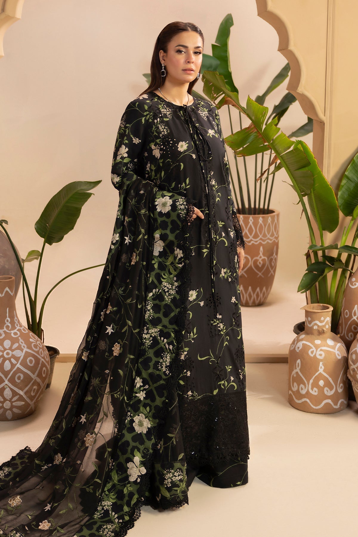 Raeesa Premium | Gulkar Viscose |GK-07 - by Libasekhas UK - Registered Vendor of : Raeesa Premium - 100% Original Designer Dress
