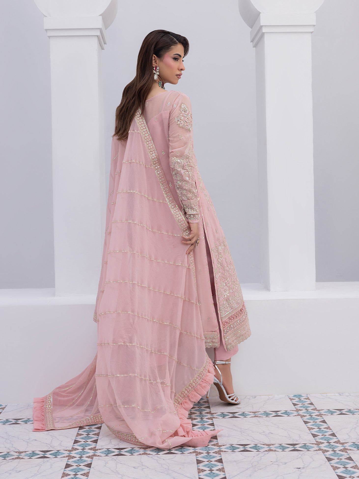 Gulaal | Maeri Luxury Chiffon 26 | Perle - by Libasekhas UK - Registered Vendor of : Gulaal - 100% Original Designer Dress