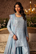 Mina Kashif | Loona Lawn 25 | Sapphire - by - Libasekhas UK - Registered Vendor of : Mina Kashif - 100% Original Designer Dresss