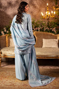 Mina Kashif | Loona Lawn 25 | Sapphire - by - Libasekhas UK - Registered Vendor of : Mina Kashif - 100% Original Designer Dresss