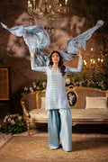 Mina Kashif | Loona Lawn 25 | Sapphire - by - Libasekhas UK - Registered Vendor of : Mina Kashif - 100% Original Designer Dresss