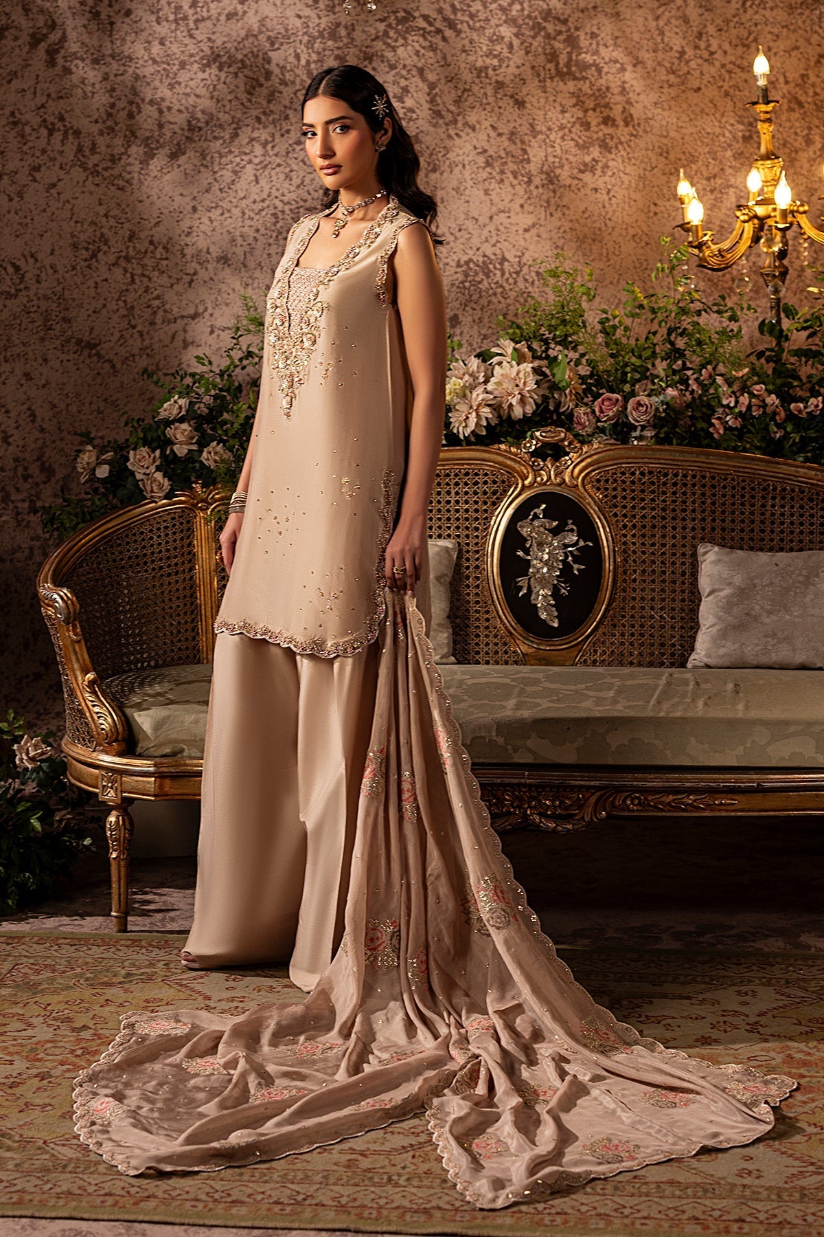 Mina Kashif | Loona Lawn 25 | Garnet - by - Libasekhas UK - Registered Vendor of : Mina Kashif - 100% Original Designer Dresss
