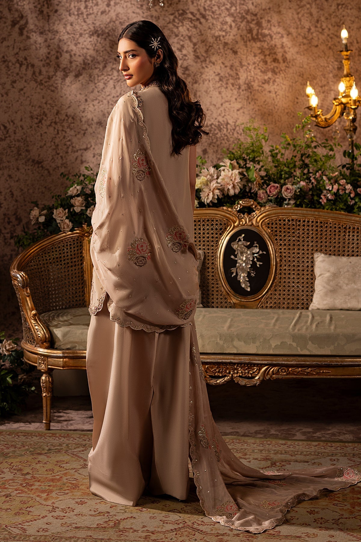 Mina Kashif | Loona Lawn 25 | Garnet - by - Libasekhas UK - Registered Vendor of : Mina Kashif - 100% Original Designer Dresss