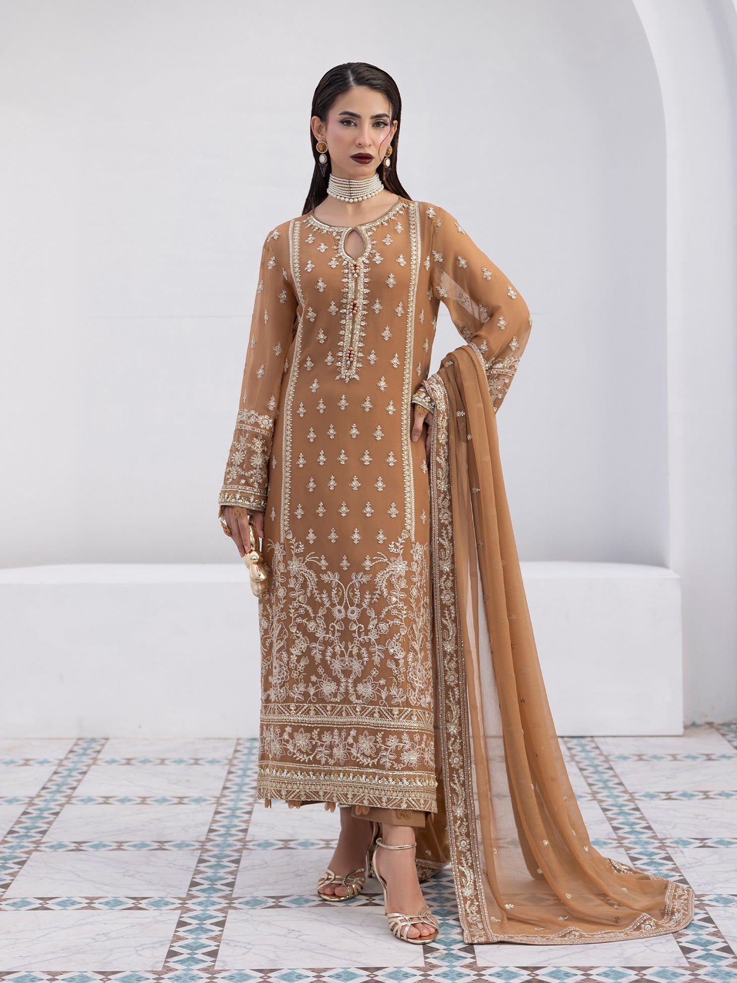 Gulaal | Maeri Luxury Chiffon 26 | Mirage - by Libasekhas UK - Registered Vendor of : Gulaal - 100% Original Designer Dress