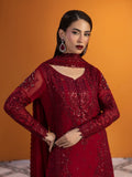 Gulaal | Maeri Luxury Chiffon 26 | Crimson - by Libasekhas UK - Registered Vendor of : Gulaal - 100% Original Designer Dress