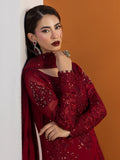 Gulaal | Maeri Luxury Chiffon 26 | Crimson - by Libasekhas UK - Registered Vendor of : Gulaal - 100% Original Designer Dress