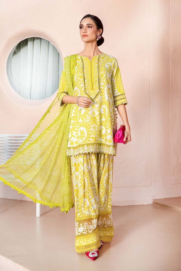 Maria B | M Prints 25 | MPT-2504-A - by - Libasekhas UK - Registered Vendor of : Maria B - 100% Original Designer Dresss