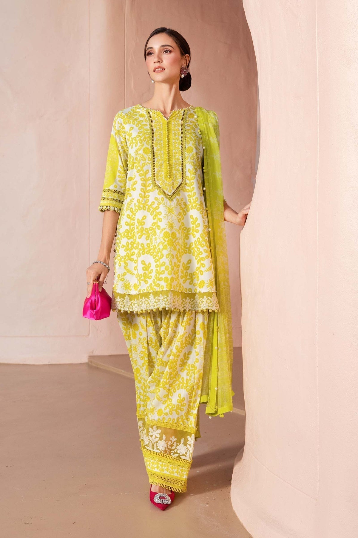 Maria B | M Prints 25 | MPT-2504-A - Ladies Clothes -  Libasekhas