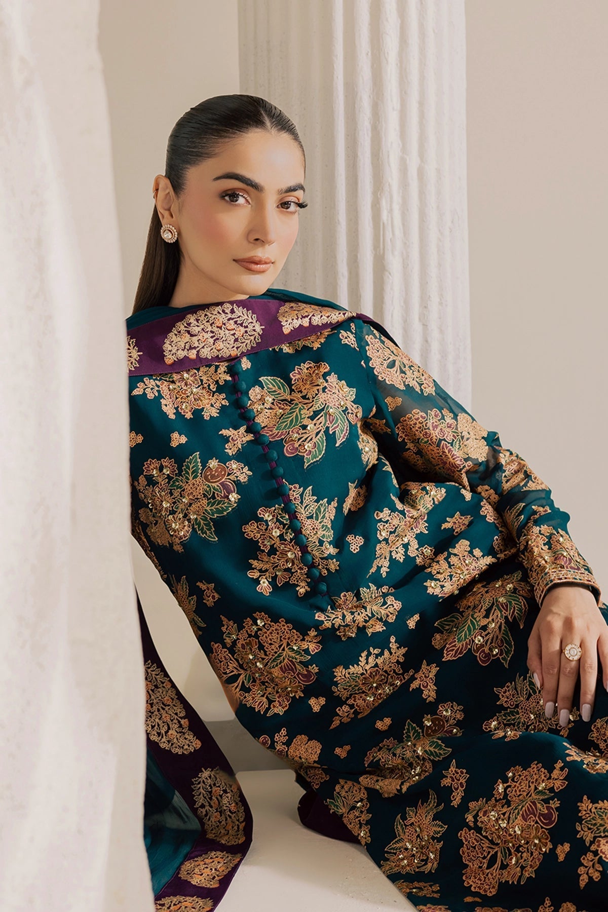Vanya | Solana Luxe Pret | FF-84 - by Libasekhas UK - Registered Vendor of : Vanya - 100% Original Designer Dress