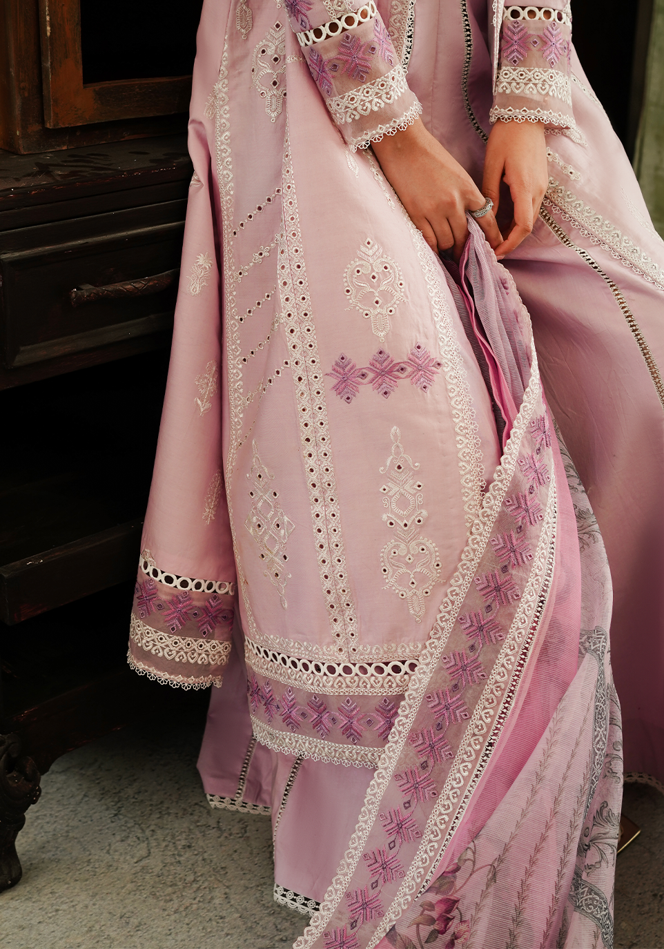 Zarqash | Tresor Luxury Lawn 24 | ZQT 001 FAYE - by - Libasekhas UK - Registered Vendor of : Zarqash - 100% Original Designer Dresss