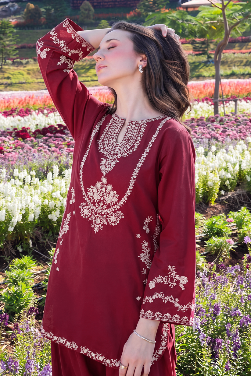 Saad Shaikh | Ease Fall Edit 26 | Cherie - by Libasekhas UK - Registered Vendor of : Saad Shaikh - 100% Original Designer Dress