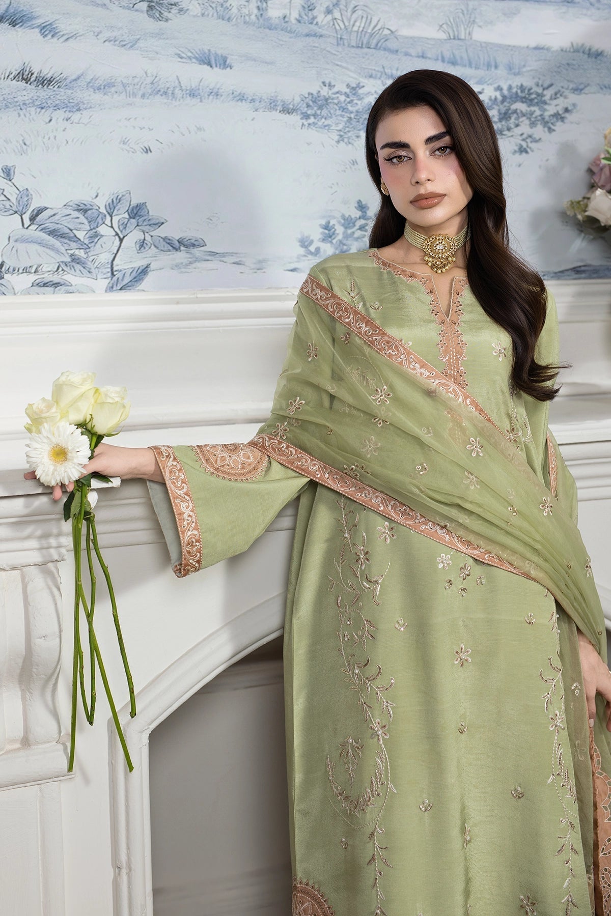 Rangrasiya | Lumeire Silk | Alma - by Libasekhas UK - Registered Vendor of : Rangrasiya - 100% Original Designer Dress