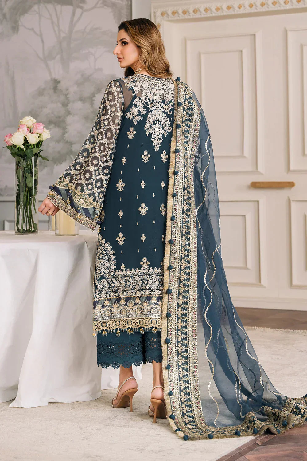 Baroque | Chantelle Embroidered Collection | CH12-01 - by - Libasekhas UK - Registered Vendor of : Baroque - 100% Original Designer Dresss