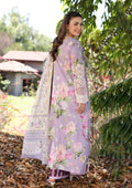 Elaf Premium | Prints Chikankari 24 | 03A LILAC LAMOUR - by - Libasekhas UK - Registered Vendor of : Elaf Premium - 100% Original Designer Dresss