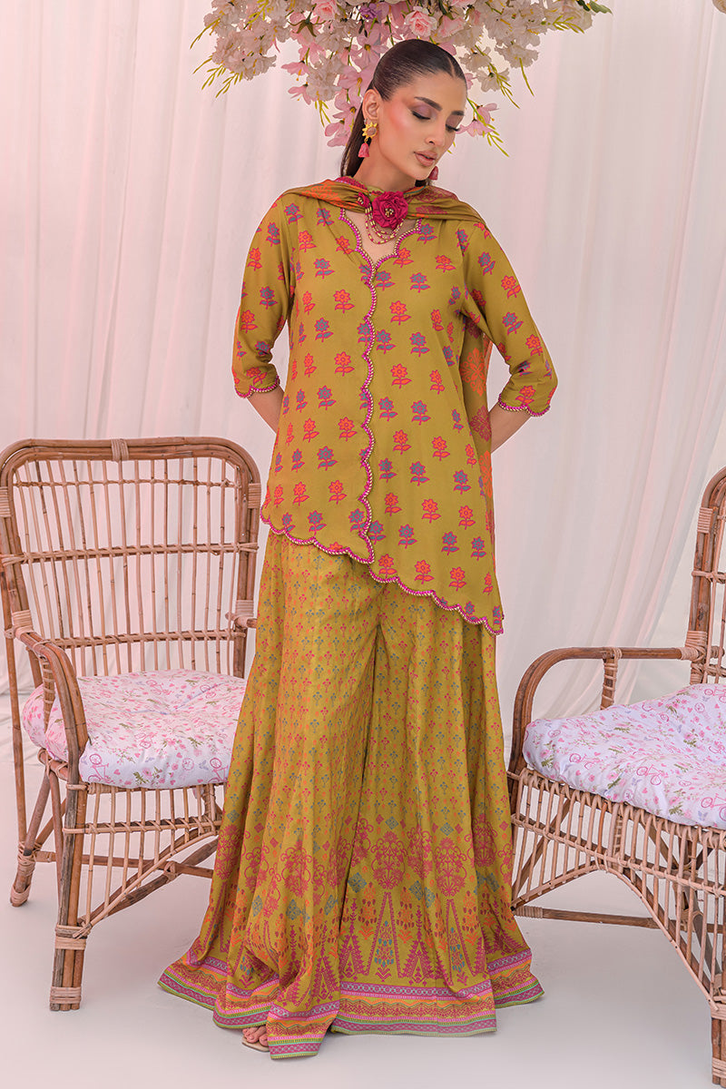 Chic Ophicial | The Maison Duo | Earthy Mustard - by Libasekhas UK - Registered Vendor of : Chic Ophicial - 100% Original Designer Dress