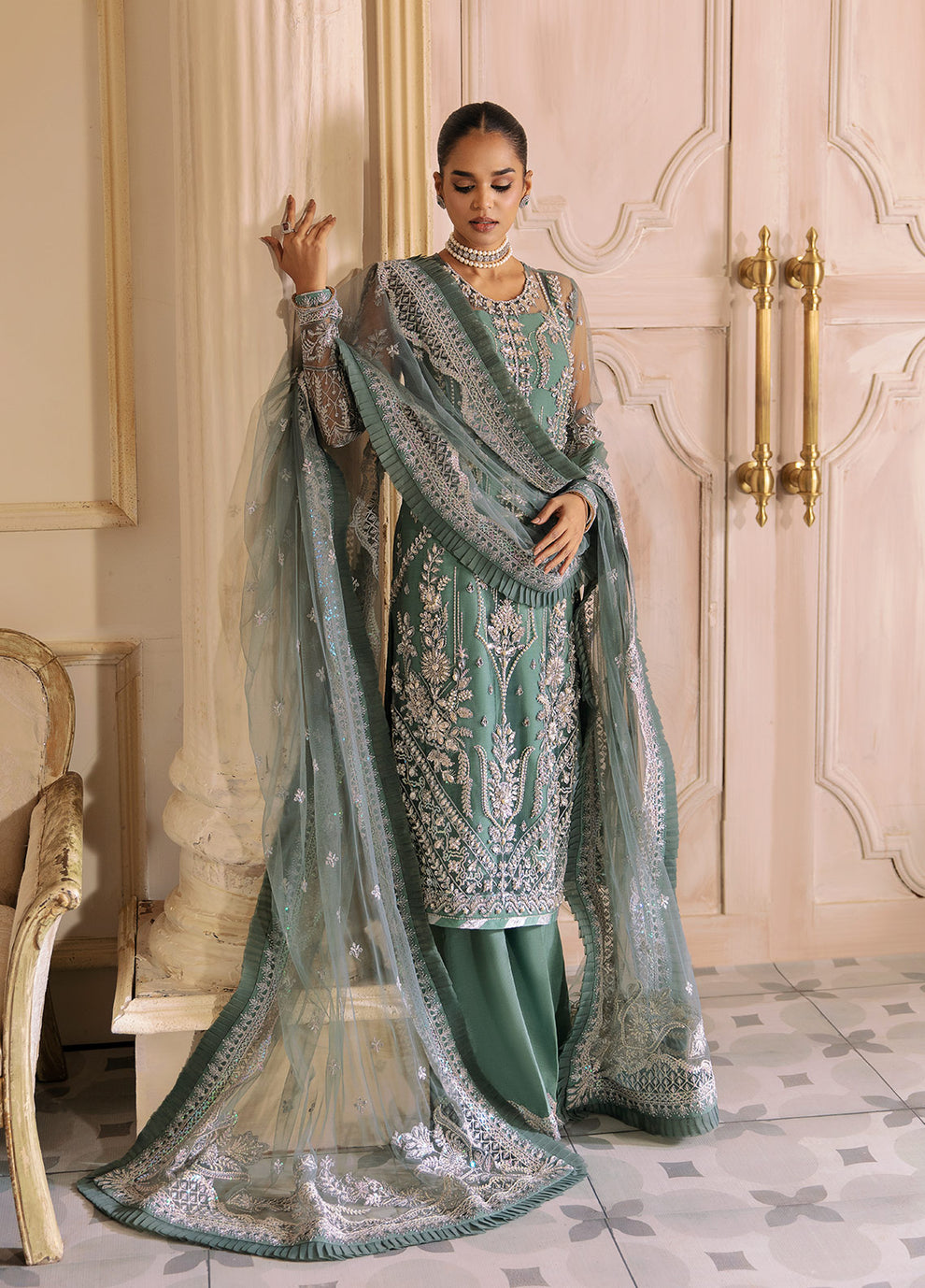 Gulaal | Wedding Formals | Nigar GL-WS-23V1-37 - by - Libasekhas UK - Registered Vendor of : Gulaal - 100% Original Designer Dresss