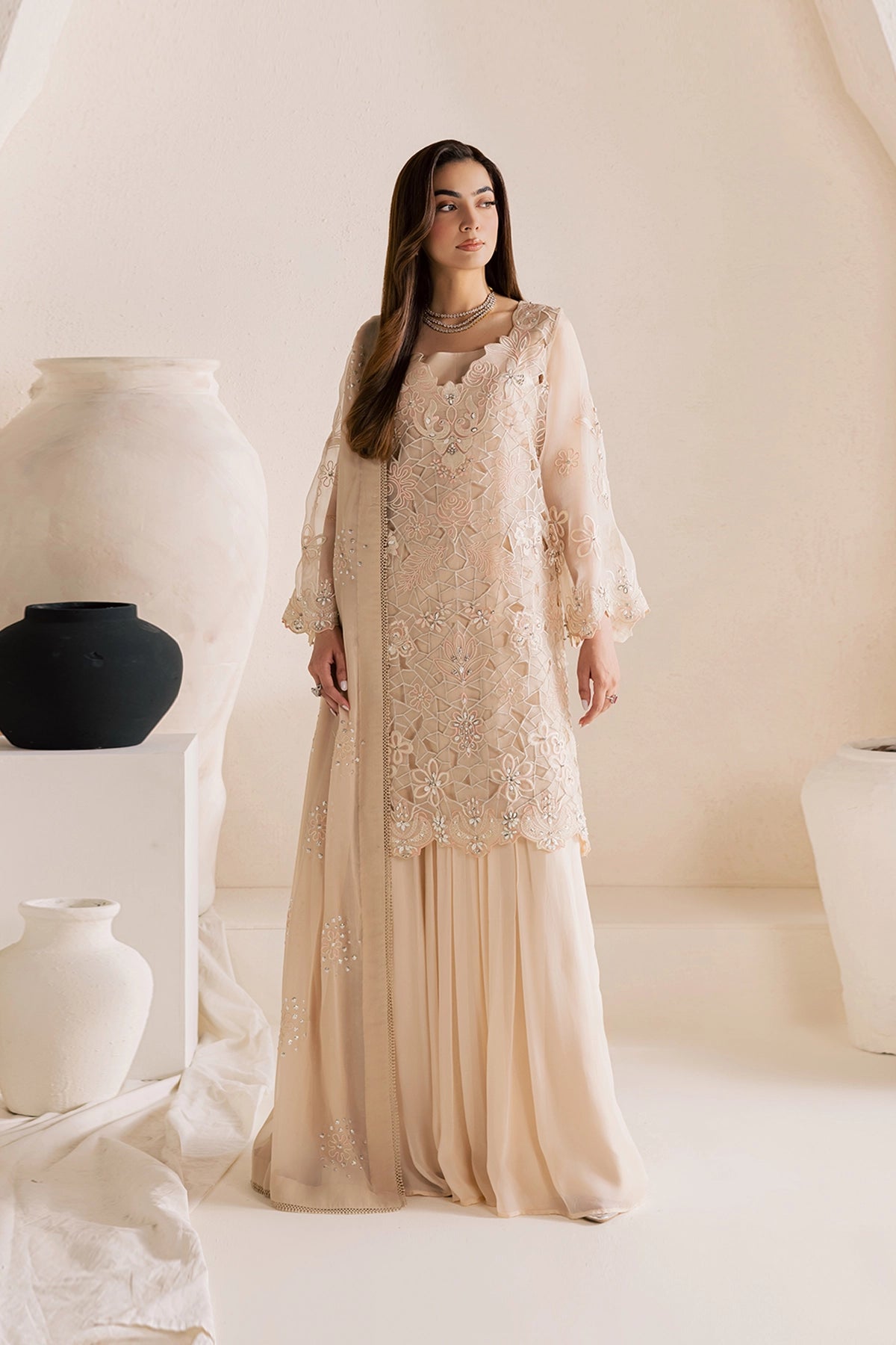 Vanya | Solana Luxe Pret |   FF-83 - by Libasekhas UK - Registered Vendor of : Vanya - 100% Original Designer Dress