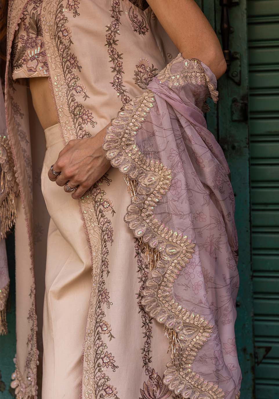Zarqash | Luxury Lawn 25 | ZQLU 002 Ambrose - by - Libasekhas UK - Registered Vendor of : Zarqash - 100% Original Designer Dresss