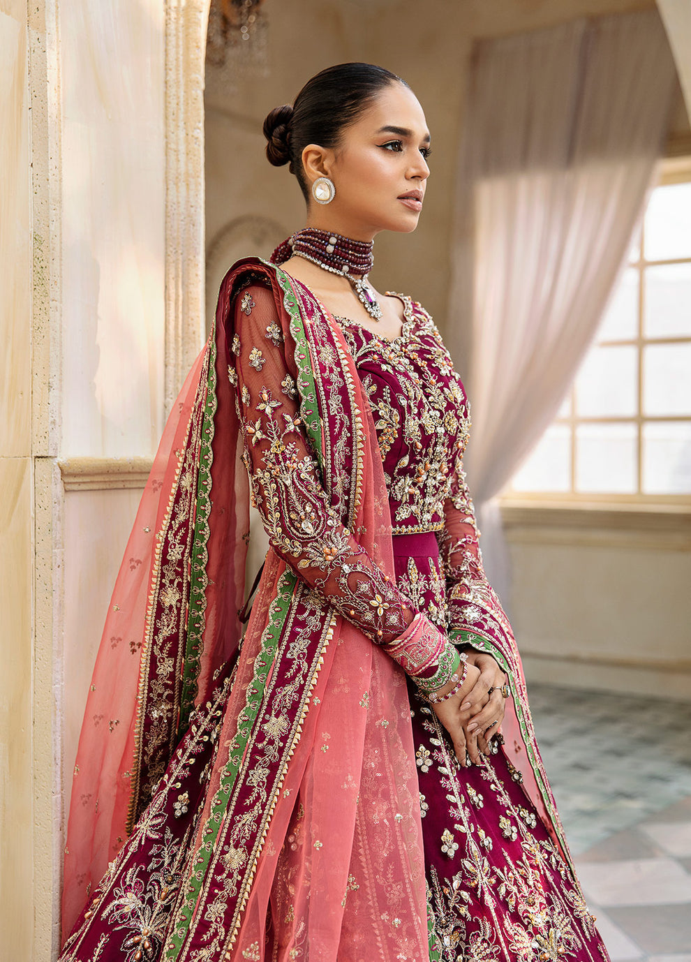 Gulaal | Wedding Formals | Ashmiza GL-WS-23V1-36 - by - Libasekhas UK - Registered Vendor of : Gulaal - 100% Original Designer Dresss