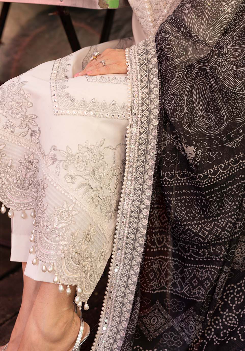 Zarqash | Luxury Lawn 25 | ZQLU 007 SIERRA - by - Libasekhas UK - Registered Vendor of : Zarqash - 100% Original Designer Dresss