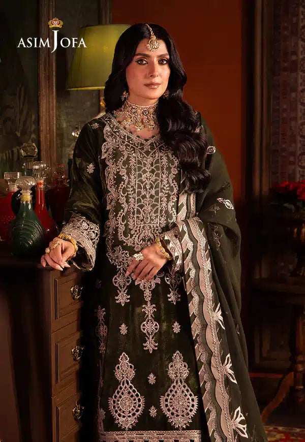 Asim Jofa | Makhmal Wedding Velvet 23 | AJMM-05 - by - Libasekhas UK - Registered Vendor of : Asim Jofa - 100% Original Designer Dresss