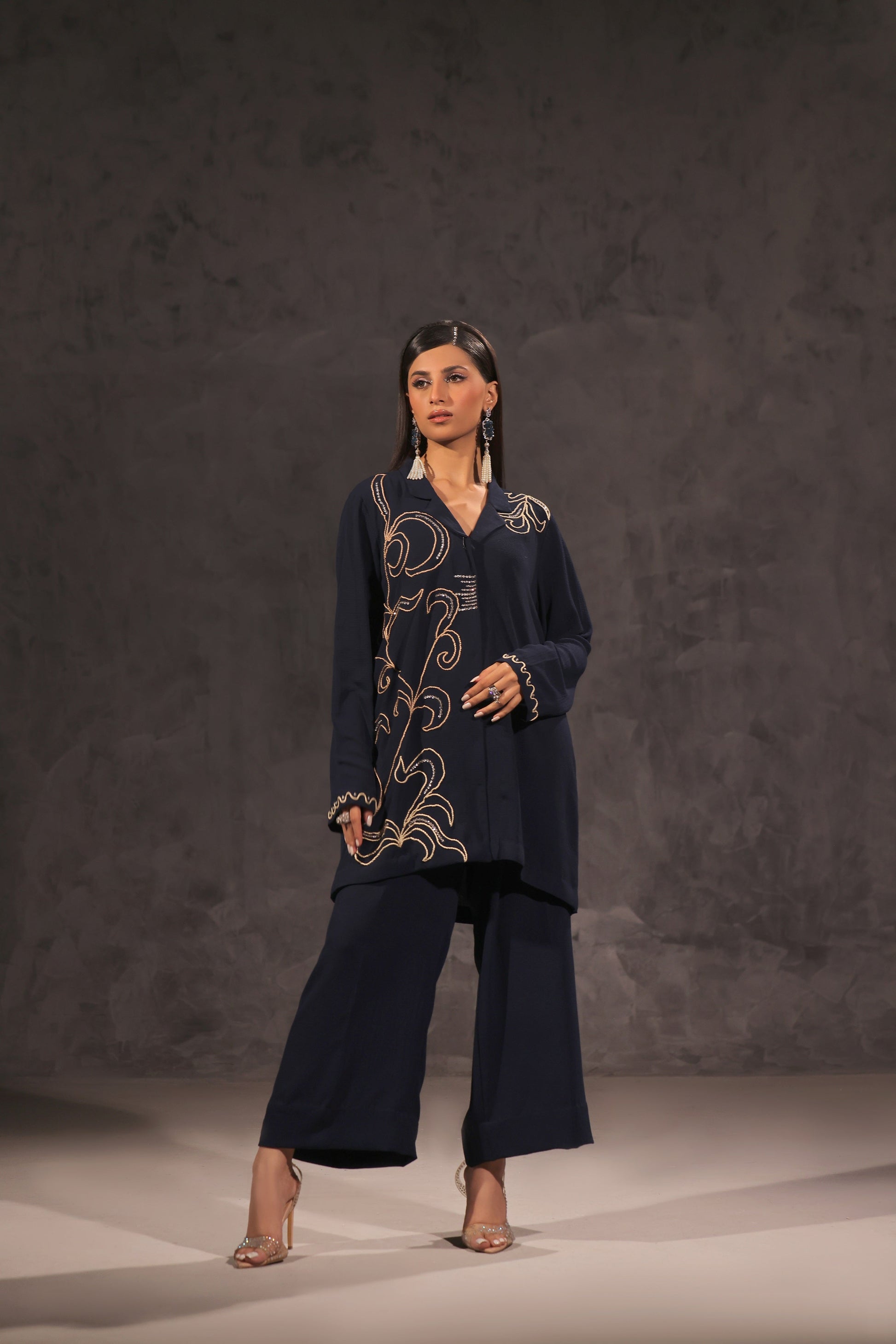 Mona Imran | Ezel Eid 25 | Celeste - by - Libasekhas UK - Registered Vendor of : Mona Imran - 100% Original Designer Dresss