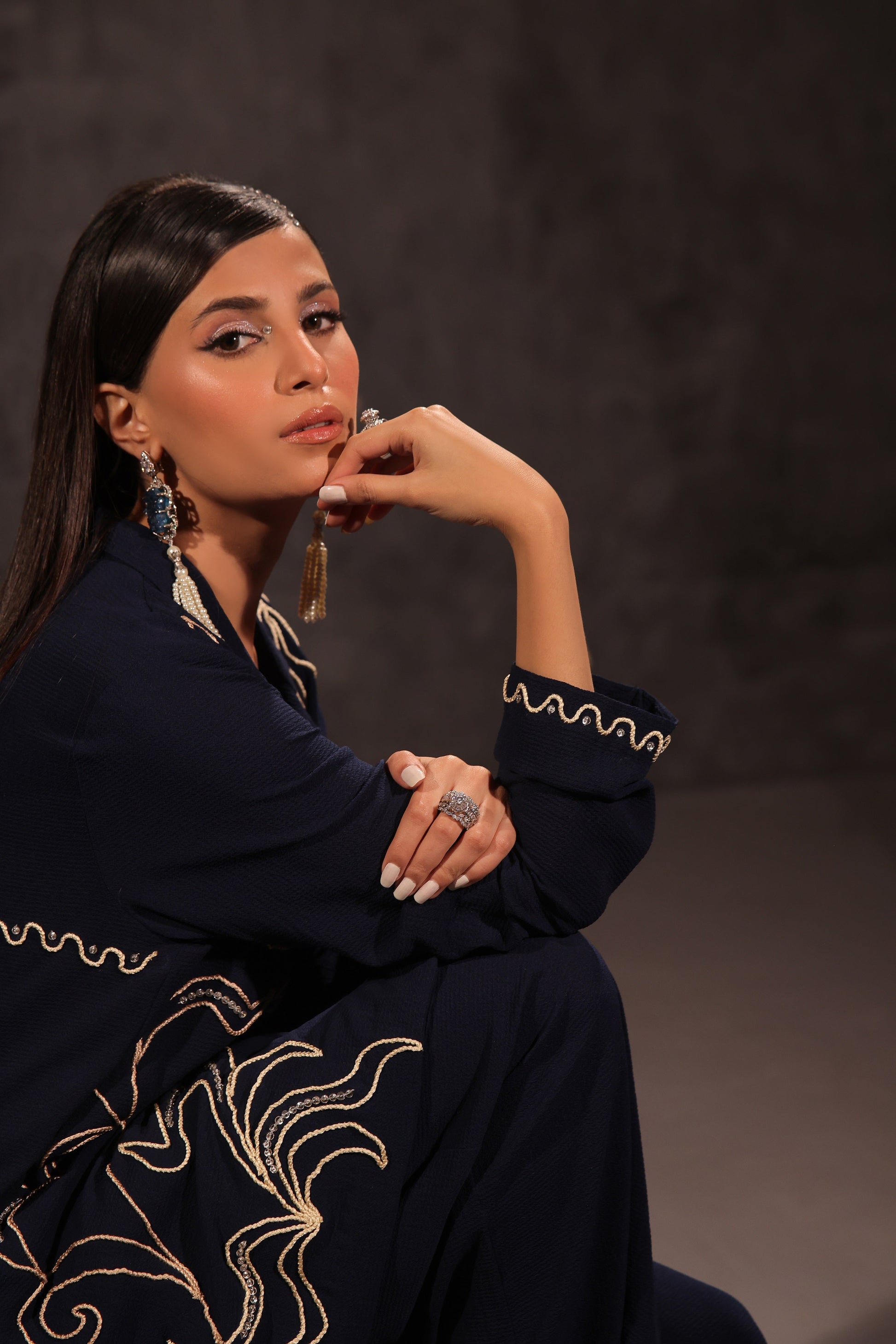 Mona Imran | Ezel Eid 25 | Celeste - by - Libasekhas UK - Registered Vendor of : Mona Imran - 100% Original Designer Dresss