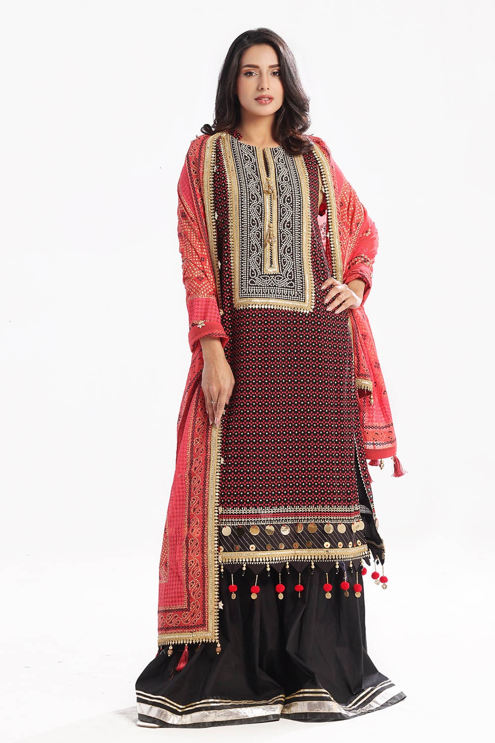 Gul Ahmed | Chunri Lawn 25 | BM-52017 - by - Libasekhas UK - Registered Vendor of : Gul Ahmed - 100% Original Designer Dresss