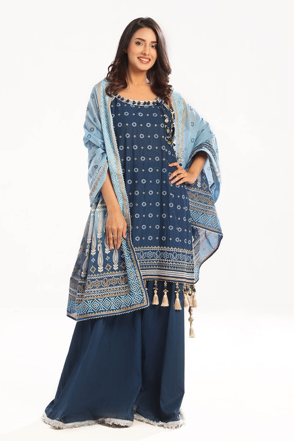 Gul Ahmed | Chunri Lawn 25 | CL-52444 - by - Libasekhas UK - Registered Vendor of : Gul Ahmed - 100% Original Designer Dresss
