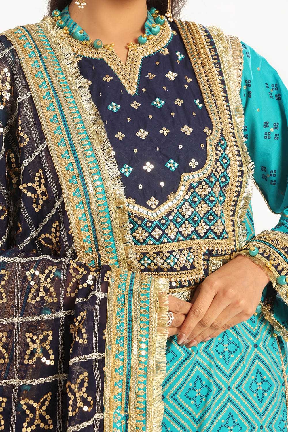 Gul Ahmed | Chunri Lawn 25 | BM-52021 - by - Libasekhas UK - Registered Vendor of : Gul Ahmed - 100% Original Designer Dresss