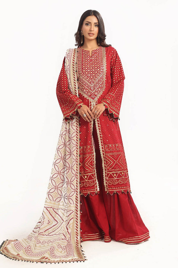 Gul Ahmed | Chunri Lawn 25 | BM-52022 - by - Libasekhas UK - Registered Vendor of : Gul Ahmed - 100% Original Designer Dresss