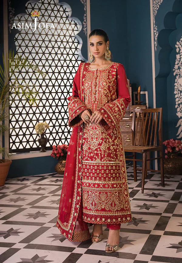Asim Jofa | Fasana e Ishq Eid Luxury Lawn | AJFI-10 - by - Libasekhas UK - Registered Vendor of : Asim Jofa - 100% Original Designer Dresss