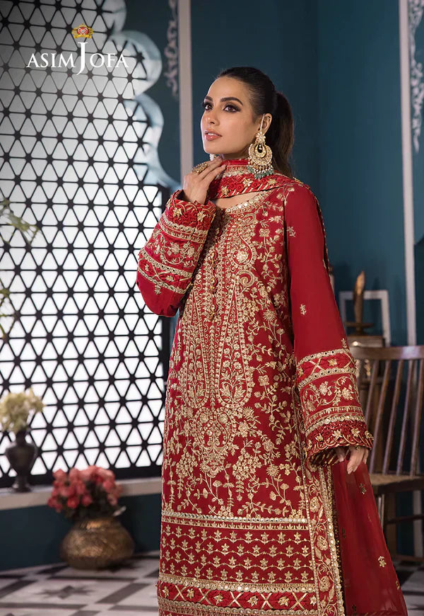 Asim Jofa | Fasana e Ishq Eid Luxury Lawn | AJFI-10 - by - Libasekhas UK - Registered Vendor of : Asim Jofa - 100% Original Designer Dresss