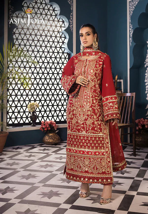 Asim Jofa | Fasana e Ishq Eid Luxury Lawn | AJFI-10 - by - Libasekhas UK - Registered Vendor of : Asim Jofa - 100% Original Designer Dresss