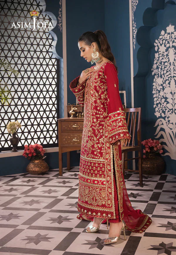 Asim Jofa | Fasana e Ishq Eid Luxury Lawn | AJFI-10 - by - Libasekhas UK - Registered Vendor of : Asim Jofa - 100% Original Designer Dresss