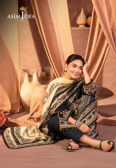 Asim Jofa | Prints Essentials | AJUB-13 - by - Libasekhas UK - Registered Vendor of : Asim Jofa - 100% Original Designer Dresss