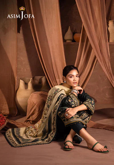 Asim Jofa | Prints Essentials | AJUB-13 - by - Libasekhas UK - Registered Vendor of : Asim Jofa - 100% Original Designer Dresss