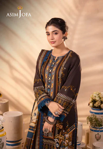 Asim Jofa | Prints Essentials | AJUB-18 - by - Libasekhas UK - Registered Vendor of : Asim Jofa - 100% Original Designer Dresss