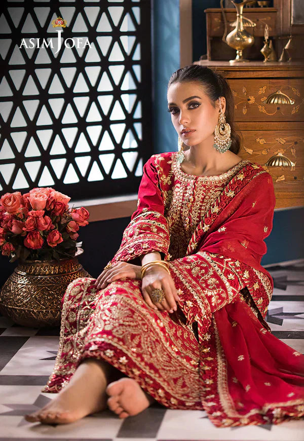 Asim Jofa | Fasana e Ishq Eid Luxury Lawn | AJFI-10 - by - Libasekhas UK - Registered Vendor of : Asim Jofa - 100% Original Designer Dresss