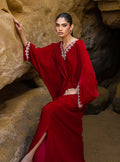 Zainab Chottani | The Kaftan Edit | Capri Red - by Libasekhas UK - Registered Vendor of : Zainab Chottani - 100% Original Designer Dress