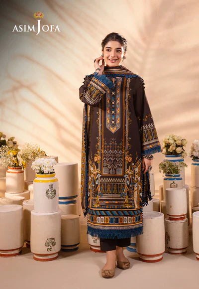 Asim Jofa | Prints Essentials | AJUB-18 - by - Libasekhas UK - Registered Vendor of : Asim Jofa - 100% Original Designer Dresss